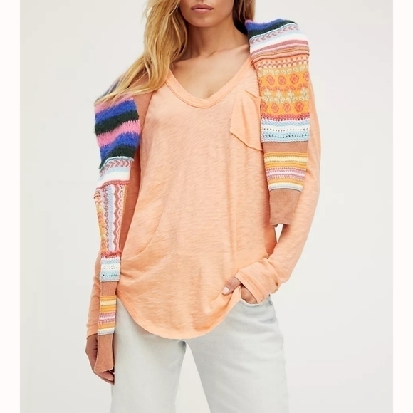 𝅺FREE People Betty Long Sleeve sz. XS NWT - Picture 5 of 10